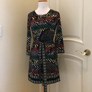 Nwot BCBG MaxAzria knit dress with tie belt